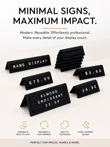 Counter display signs cafe - counter,