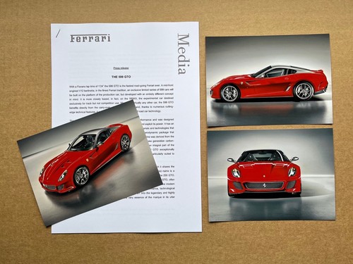 2010 ferrari 599 - gto, press