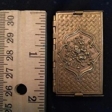 Brass Folding Needle Book