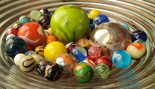 Marbles glass unique set of - glass,