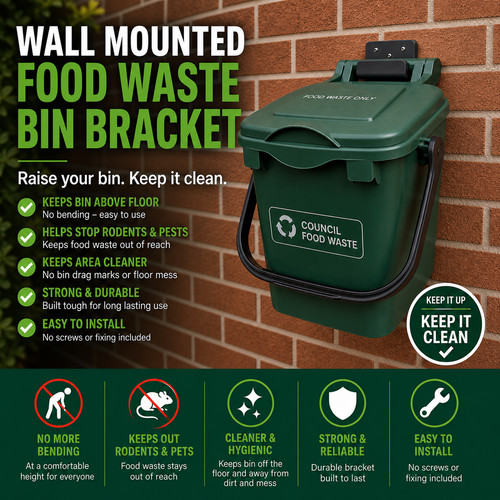 Food waste container - container, wall