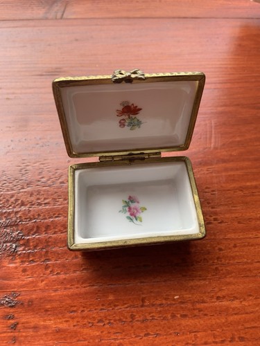 Vintage porcelain trinket - porcelain,