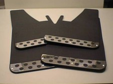 suits FIAT PANDA Black RALLY Mud Flaps Splash Guards MF2/a