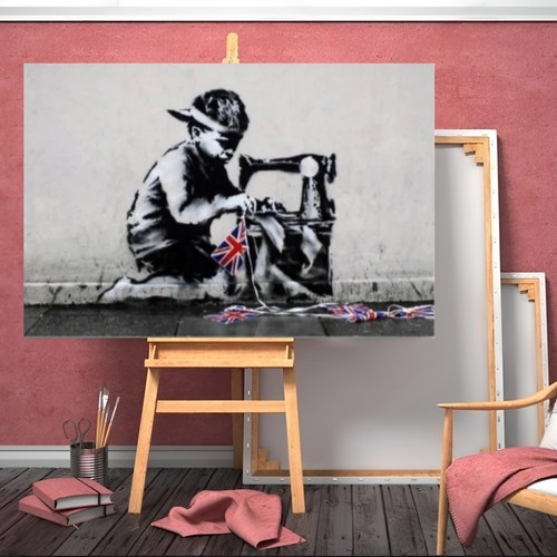 Banksy slave labour graffiti - labour,