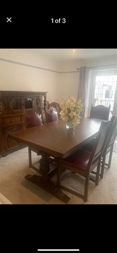 Old charm extendable table - old,