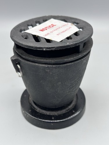 Vintage cast iron mini hibachi - iron,