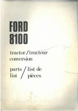 Ford Tractor 8100 Tractor Conversion Parts Manual