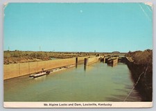 Postcard Mc Alpine Locks & Dam