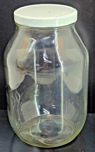 Vintage one gallon large glass - large,