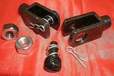 Rover P5B Coupe & Saloon Hand Brake Clevis One Pair With Lock Nuts & R Clips. 6