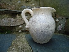 Vintage Pottery Crinkle Glaze