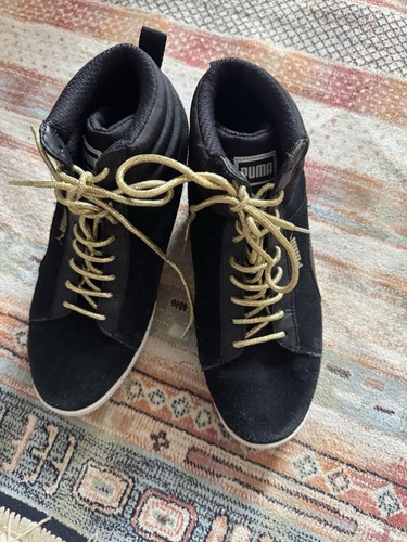 Black puma high top - puma, sneakers