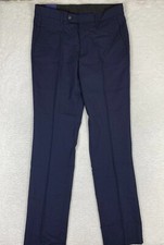 NWT FootJoy FJ 1857 Men's Stretch Wool Trousers Blue Plaid Size 34x36