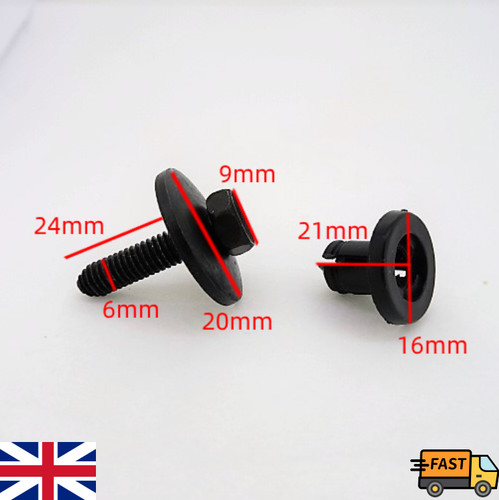 Fit porsche undertray screw - undertray,