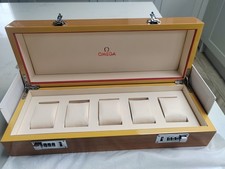 Omega 5-Slot Wooden Watch Box