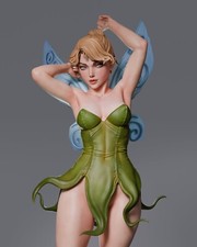 Tinker Bell Statue 3D Print Unpainted/Unassembled