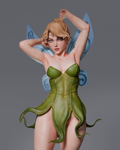 Tinker bell statue print - tinker, 3d