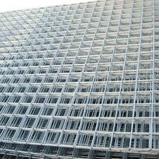 Galvanised wire mesh panels