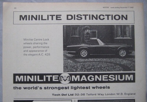 1968 minilite magnesium wheels - minilite,