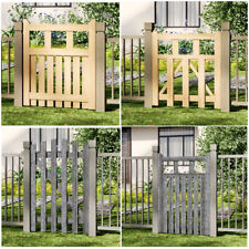 Wooden Garden Gate Farm Outdoor Entrance Pedestrian Gate- Retro Fence Panel Gate