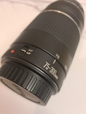 Canon EF 75-300mm f/4-5.6 III USM Zoom Lens, very good condition