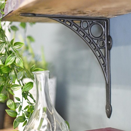 Iron bridge shelf bracket - bridge",