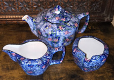 MALING POTTERY BLUE CHINTZ