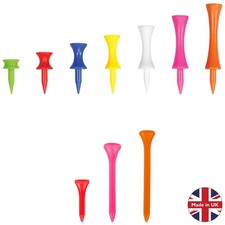 Masters Strong Plastic Golf Tees Choose Quantity Deals Straight Graduated Castle