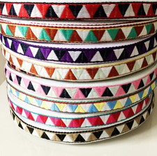 Geo Jacquard Trim Braid Ribbon