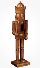 Plain Wooden Nutcracker 38cm