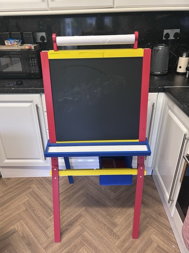 Kids easel 1 - 2-in-1, wooden