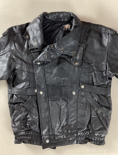 Vintage sylman leather biker - sylman,