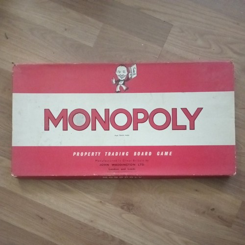 1961 monopoly original classic - monopoly,
