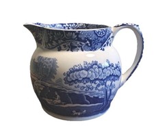 Lovely Spode Blue & White Italian Milk Jug 