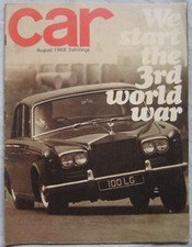 CAR magazine August 1968
