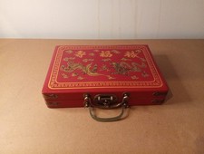 Chinese Mahjong Game In Red