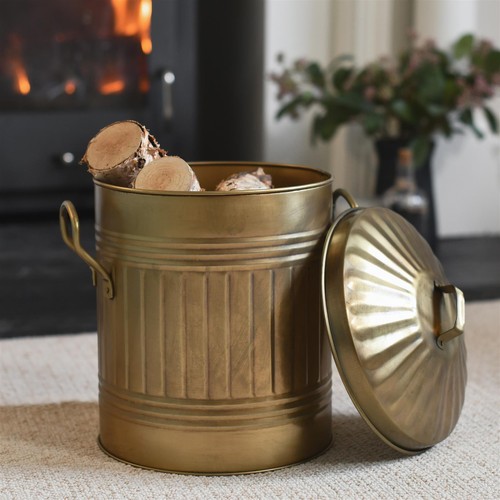 Traditional ash bin with lid - with,