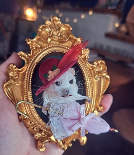 Cute lady mouse head - cute,