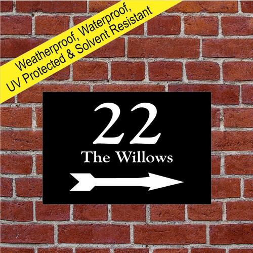 Personalised arrow house name - personalised,