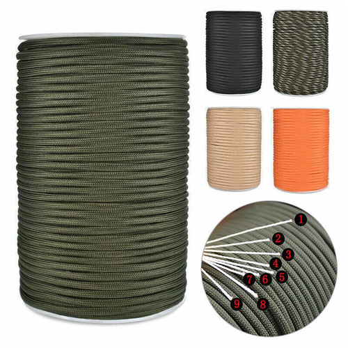 100m paracord 4mm strand - 4mm, 9