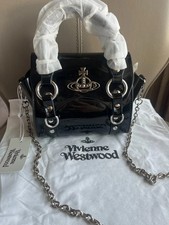 Vivienne Westwood Chain Strap BETTY Mini Handbag Shoulder bag Black
