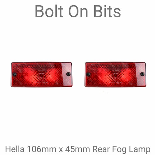 Hella rear fog lamp lights - hella, lamp/lights