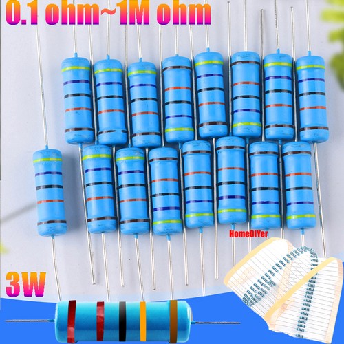 Metal film resistors - 3w,