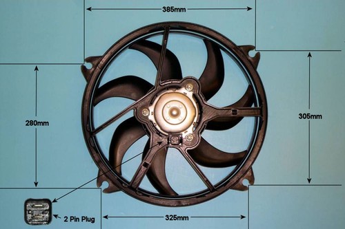 Coolzone radiator fan 1072 - coolzone,
