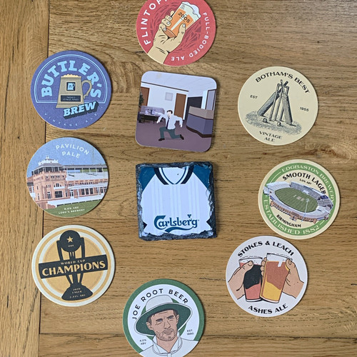 Mixed ale beer coasters - coasters,,