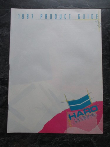 1987 haro bmx catalog old - haro,