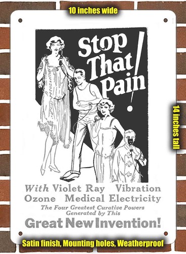 Metal sign 1931 pain with - sign,