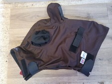 SnuggyHoods  Turnout Head With Ears,Eyes & Zipper ,Medium size, Brown (Ref.97G)