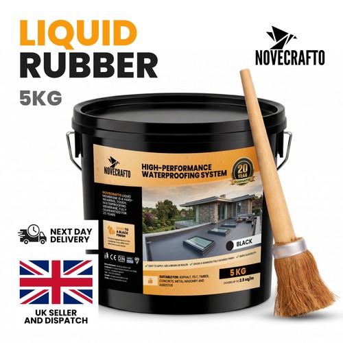 Liquid rubber roof coating kit - liquid,