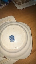 Till Sons Burslem Plate Blue &